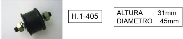 Soporte Antivibratorio # H1-405 - Imagen 3